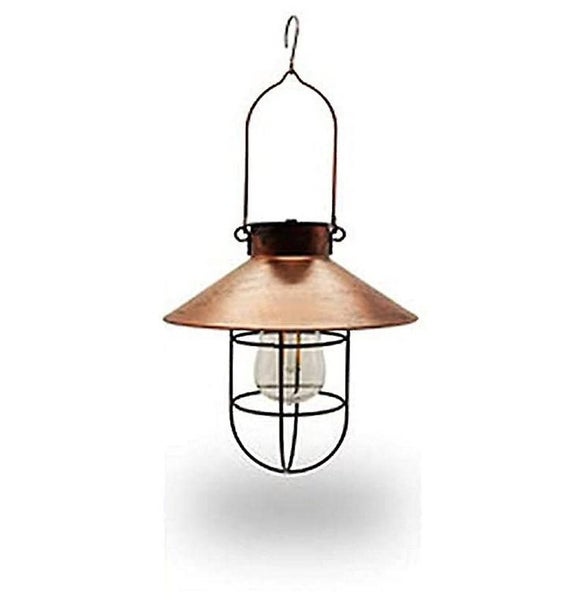 Solar Lantern Outdoor Hanging Waterproof Vintage Metal Solar Lantern Light With Carousel 1