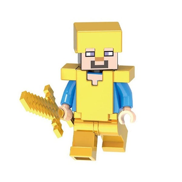 Minecraft Minifigure Toy 8pcs/set Assembled Mini Building Block Figures Toy Kid Carousel 2