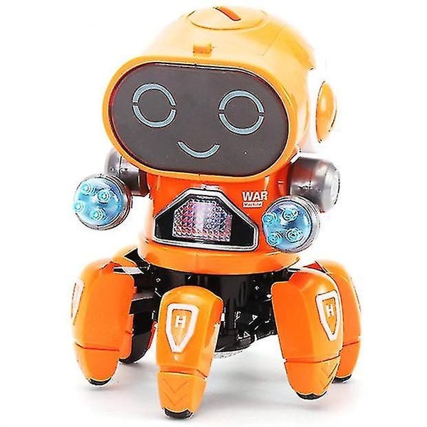 Smart Six-claw Dancing Robot Included Led Music Electronic Robot Toys Robot Ele Carousel 1