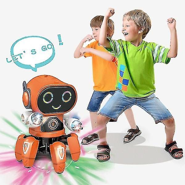 Smart Six-claw Dancing Robot Included Led Music Electronic Robot Toys Robot Ele Carousel 2