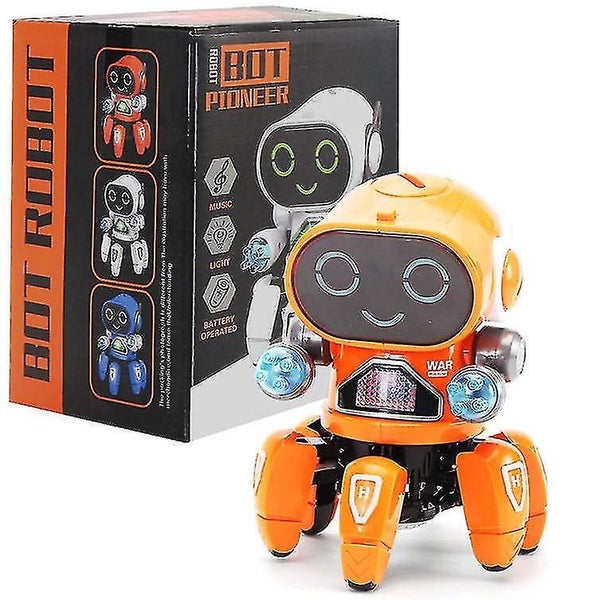 Smart Six-claw Dancing Robot Included Led Music Electronic Robot Toys Robot Ele Carousel 5