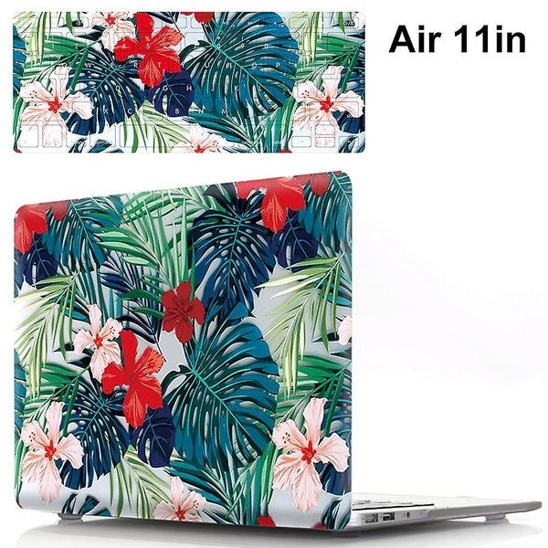 Compatible With Apple Notebook Shell With Keyboard Film-11 Air-palm Flower Carousel 1