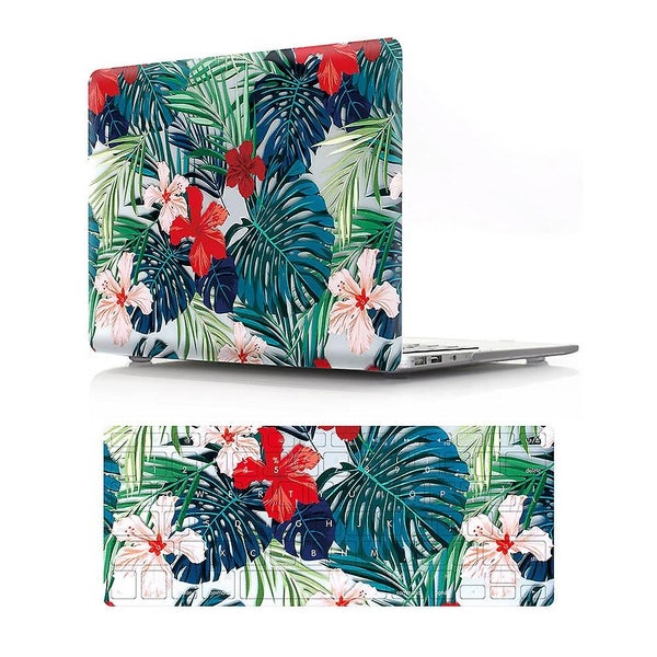 Compatible With Apple Notebook Shell With Keyboard Film-11 Air-palm Flower Carousel 2