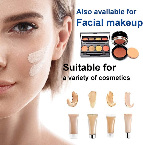 Large Fluffy Powder Puff Soft Face And Body Cosmetic Powder Puff blue Carousel 5