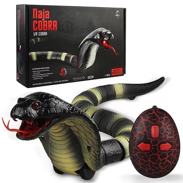 Rc Cobra Simulation Remote Control Snake Novelty Naja Cobra Animal Trick Terrif Carousel 1