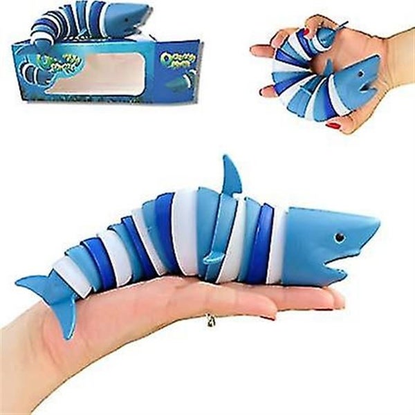Shark Fidget Toy Sensory Shark 3d Flexible Decompression Relaxing Fun Toys Carousel 1