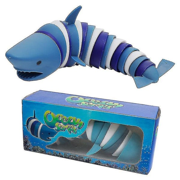 Shark Fidget Toy Sensory Shark 3d Flexible Decompression Relaxing Fun Toys Carousel 2