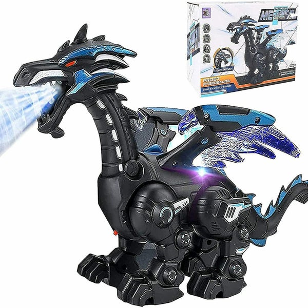 Electric Dinosaur Toy Walking Spray Dinosaur Toy For 3-12 Years Old Kids Carousel 1