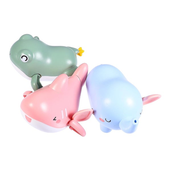 3 Pack Kids Bath Toys Cute Animals Wind Up Bath Toys For Toddlers Swimming Tub Carousel 2