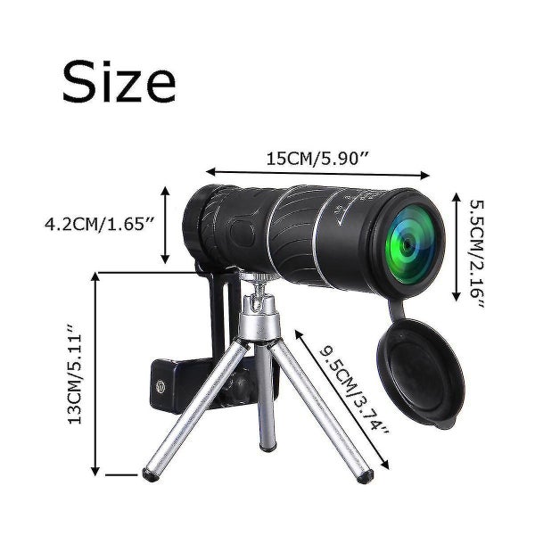 Telescope High-definition 40x60 High-power Monocular Telescope Outdoor Camping Carousel 5