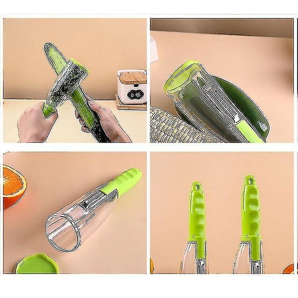 Multifunctional Scraping Knife Fruit Peeler Vegetable Belt Canister Storage Pee Carousel 2