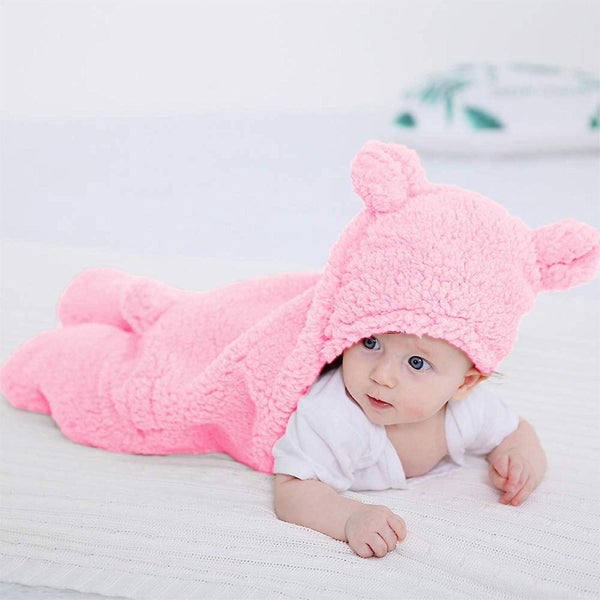 Baby Swaddle Blanket Boys Girls Cute Cotton Plush Receiving Blanket Newborn Sle Carousel 2