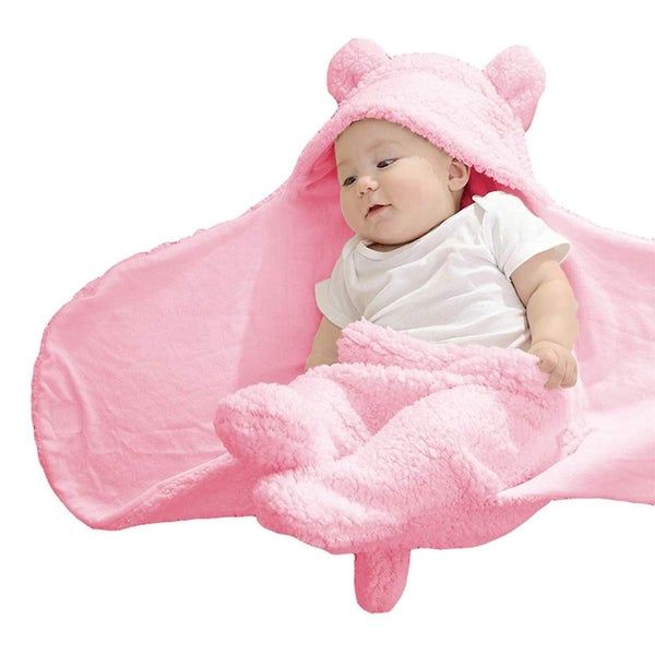 Baby Swaddle Blanket Boys Girls Cute Cotton Plush Receiving Blanket Newborn Sle Carousel 5