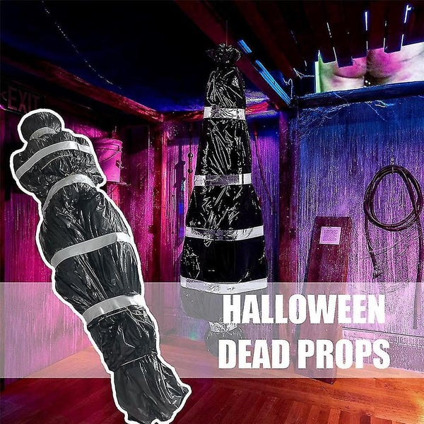 Halloween Decoration Dead Victim Prop Party Creepy Prop Scary Fake Corpse In Ba Carousel 1