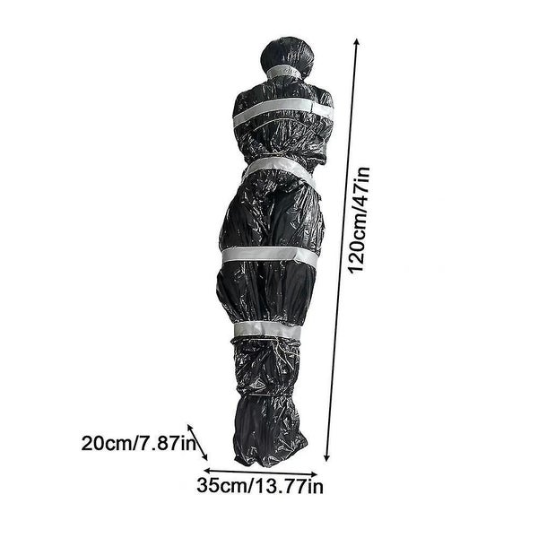 Halloween Decoration Dead Victim Prop Party Creepy Prop Scary Fake Corpse In Ba Carousel 5