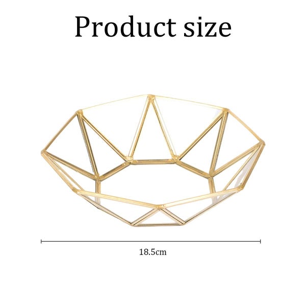 Gold Tray Vanity Tray With Metal Frame Decorative Tray Perfume Tray For Dresser Carousel 2