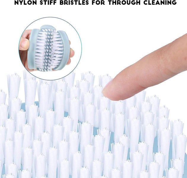 Flexible Fruit And Vegetable Cleaning Brush - Veggie Tough Scrubber Nylon Brist Carousel 2