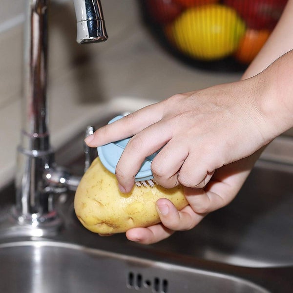 Flexible Fruit And Vegetable Cleaning Brush - Veggie Tough Scrubber Nylon Brist Carousel 5