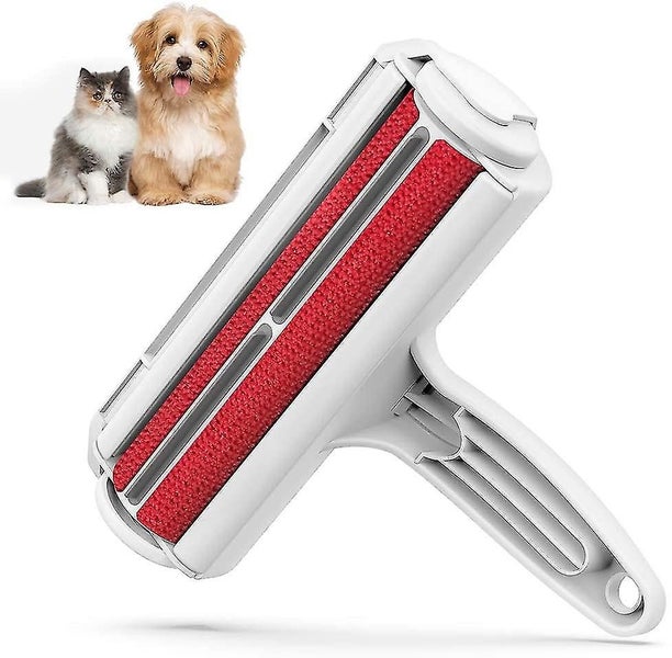 Pet Hair Remover Roller - Dog & Cat Fur Remover With Self-cleaning Base - Stick Carousel 1
