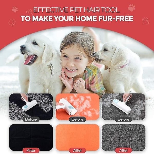 Pet Hair Remover Roller - Dog & Cat Fur Remover With Self-cleaning Base - Stick Carousel 5