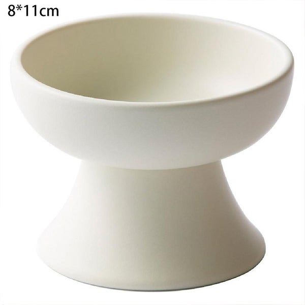 Pet Ceramic Bowl High Feet Cat Bowl Protects Cervical Spine Ceramic Cat Food Ut Carousel 2
