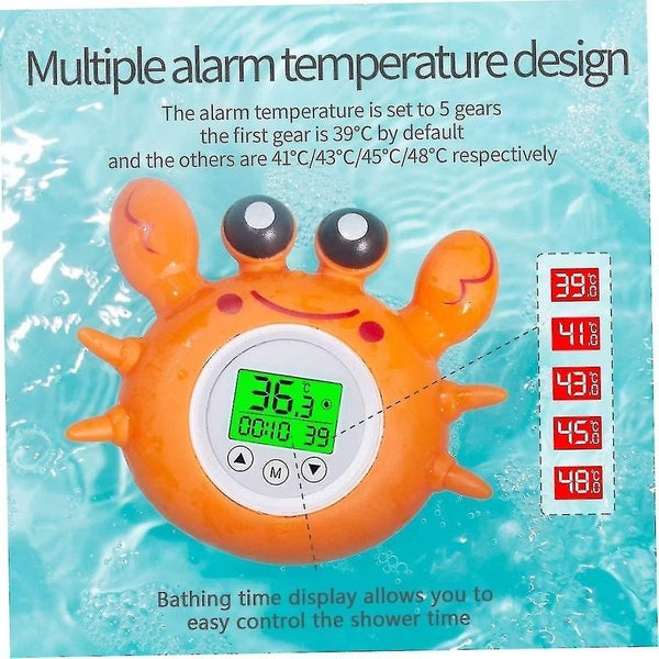 Digital Bath Safety Bath Thermometer With Led Display Temperature Warning infan Carousel 2