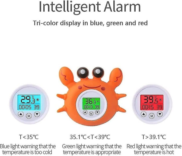 Digital Bath Safety Bath Thermometer With Led Display Temperature Warning infan Carousel 5