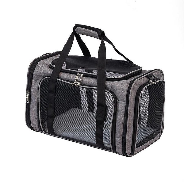 Airline Approved Pet Carrier Soft Sided Collapsible Travel Carrier For Medium C Carousel 1