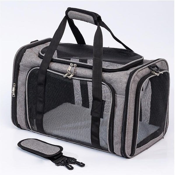 Airline Approved Pet Carrier Soft Sided Collapsible Travel Carrier For Medium C Carousel 2