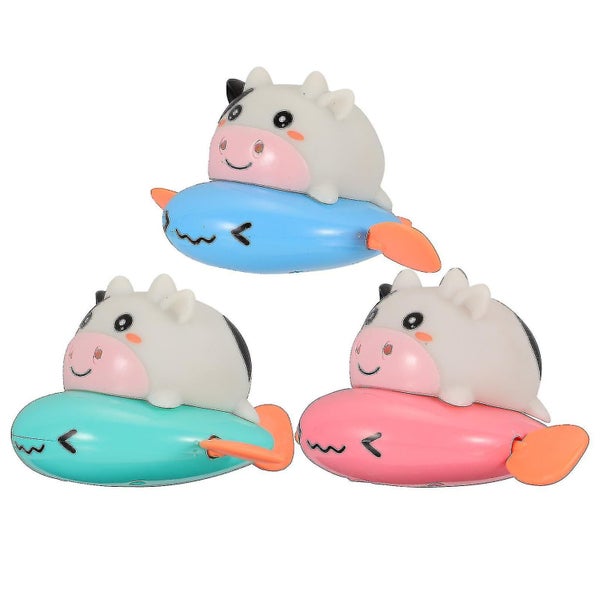 Bathtub Toys Cartoon Milk Cow Gift Bath Toy Carousel 2