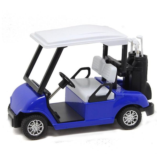 Alloy Golf Cart Vehicle Model Diecast Pull Back Car Model Kids Collectible Toy Carousel 1