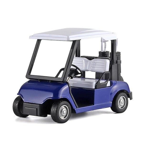 Alloy Golf Cart Vehicle Model Diecast Pull Back Car Model Kids Collectible Toy Carousel 2