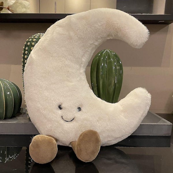Cute Smiling Face Sun And Moon Pillow Sofa Pillow Children Comfort Doll Plush T Carousel 2
