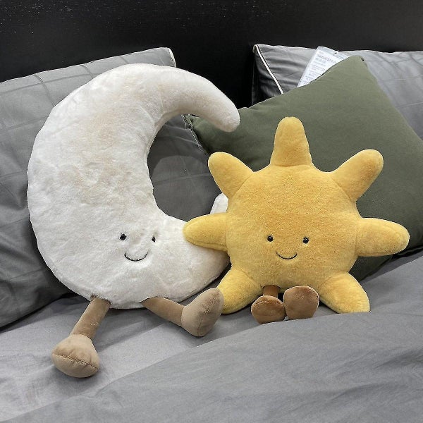 Cute Smiling Face Sun And Moon Pillow Sofa Pillow Children Comfort Doll Plush T Carousel 5