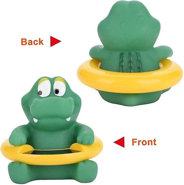 Baby Bath Thermometer Crocodile Digital Baby Floating Bath Toy Bathtub Thermome Carousel 2
