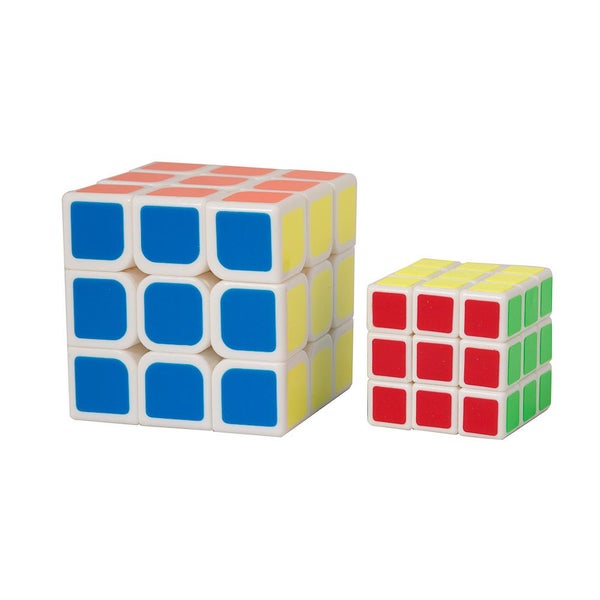 2pc Funtime Speed Rubix Cube Kids Children Interactive Learning Puzzle Toy 3+ Carousel 1