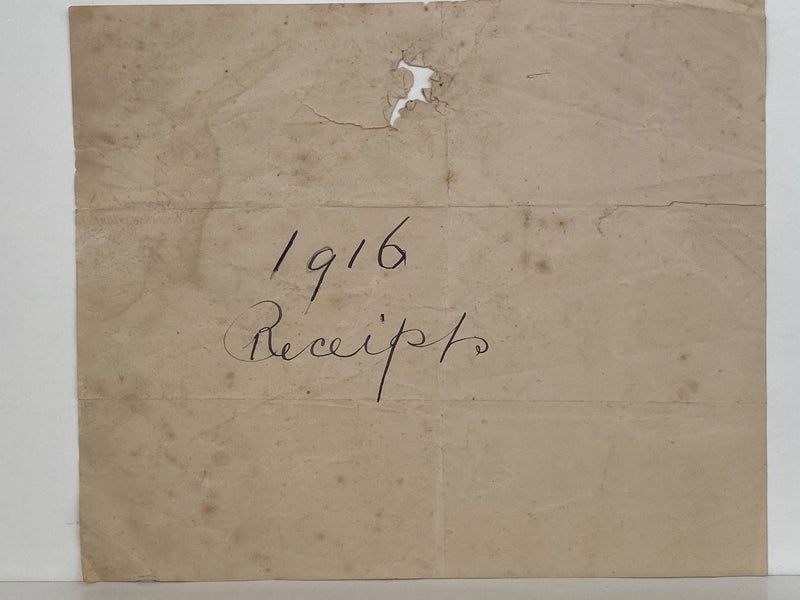 ANTIQUE INVOICE: Ingle Bros. Marton - Broadway Pharmacy 1915 (109yo) Carousel 3