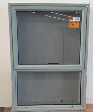 Grey Aluminium Single Awning Window H1000 x W700 DR11958 Carousel 1