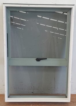 Grey Aluminium Single Awning Window H1000 x W700 DR11958 Carousel 2