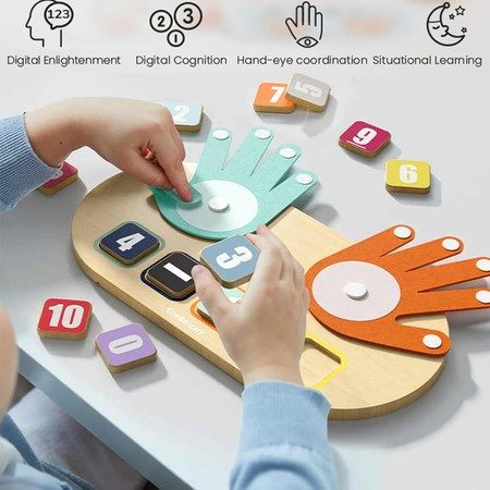 Kids Math Manipulatives Homeschool Supplies Toys for 3 4 5 6 Year Old Boys Girls Carousel 1