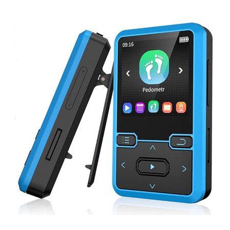 32GB Clip On MP3 Player with Bluetooth 5.0 (Blue) Carousel 2