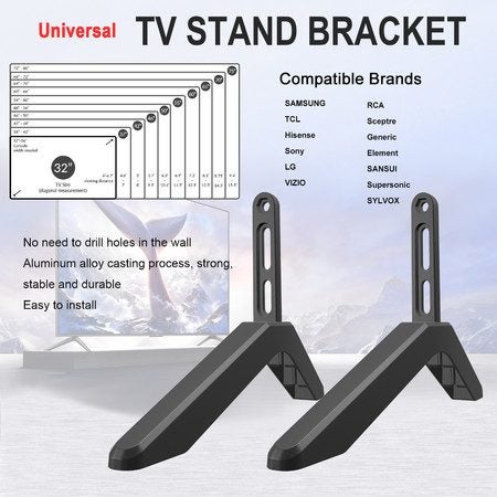 Universal TV Legs TV Stand Base Table Top Carousel 1