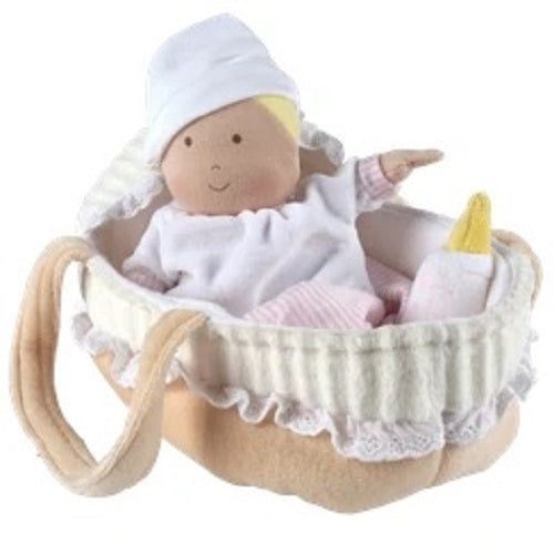 Baby Doll with Carry Cot Blanket and Bottle Carousel 1
