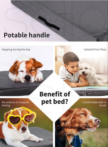 Pawz Pet Bed Foldable Dog Puppy Beds Cushion Pad Pads Soft Plush Cat Pillow M Carousel 2