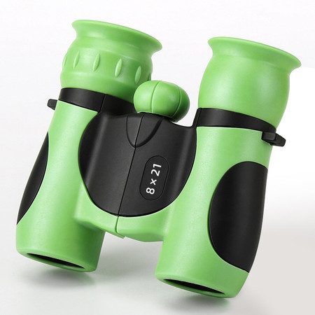 Binoculars for Kids Ages 4-10 Years Old, Hand-Held Viewing Telescope(Green) Carousel 2