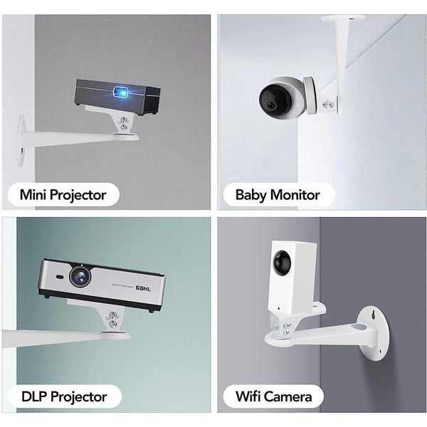 Mini Projector Wall Mount,Projector Hanger (White) Carousel 2