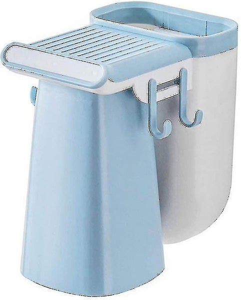 Self Adhesive Toothbrush Holder Wall Mounted Toothbrush And Toothpaste Holder N Carousel 1