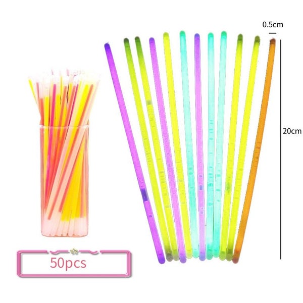 50 Disposable Children's Diy Luminous Bracelets With Carousel 6