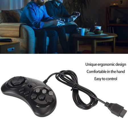 16Bit 9 pin Mini Handheld Game Console for Sega Pubg Mobile Gamepad Carousel 7