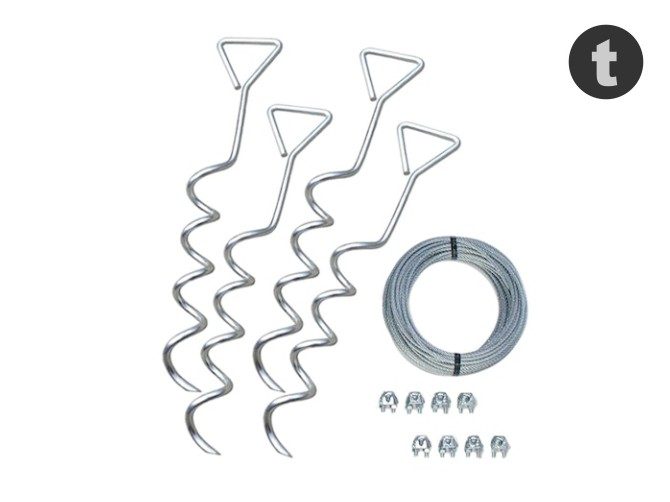 GAZEBO GROUND ANCHOR KIT - HEAVY DUTY Carousel 1